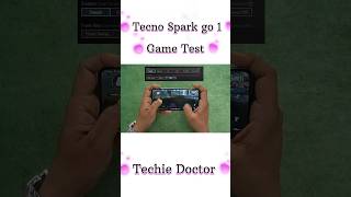 Tecno Spark Go 1 Game Test  BGMI Test  pubg Test  COD Test [upl. by Anivel]