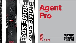 2024 Rome Agent Pro Snowboard [upl. by Yleak]