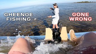 Gheenoe Fishing for Redfish Gone WRONG Gheenoe Damaged [upl. by Ahset]