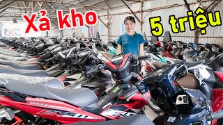 XẢ KHO HƠN 1000 CHIẾC EXCITER 150 155 MXKING VARIO 125 SH MODE SH 160 VISION AB FUTURE SỐC 5 TRIỆU X [upl. by Berkie]