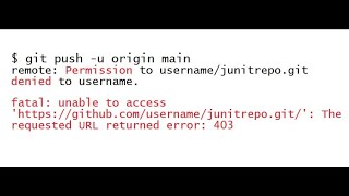 Permission denied gitHub issue resolvedfatal unable to accessrequested URL returned error 403 [upl. by Ettennaej]