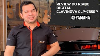 Review do Piano Digital Clavinova CLP765GP Yamaha [upl. by Ardnek]