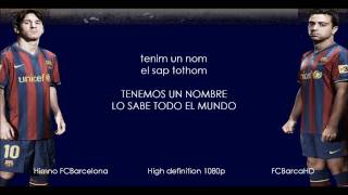 Himno FCBarcelona Rock Subtitulado al Español Full HD1080p [upl. by Hurst]