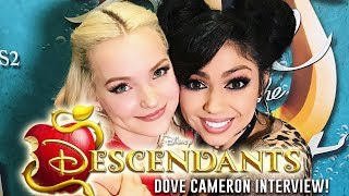 My DOVE CAMERON Interview  Disney Descendants 2 [upl. by Mode]