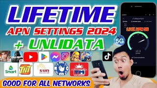 UNLIDATA  Lifetime New Fast APN Settings Good For All Networks 2024 Lite APN 5G [upl. by Hiroko]