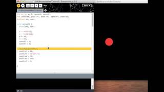 Processing Pong Game Create a Paddle Part 24 [upl. by Ynad]