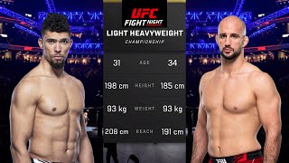 Johnny Walker vs Volkan Oezdemir Full Fight  UFC Fight Of The Night [upl. by Ahsatsana]