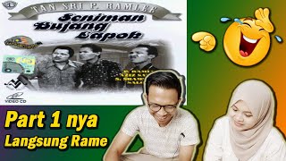 🤣Indonesian Reaction‼️Seniman Bujang Lapok Part 1 [upl. by Dlared]