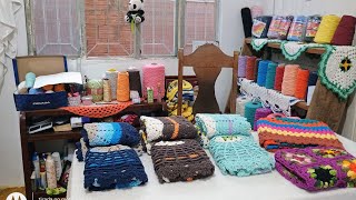 voltei e voltei com tudo com uma belíssima produção em crochê crochet [upl. by Mariano]