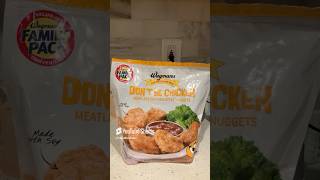 wegmans chickennuggets familypack meatless vegan soyummy sogood goodstuff youtubeshorts [upl. by Volnay]