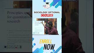 Quantitative Research  Sociology Optional UPSC IAS CSE IPS [upl. by Ennyletak]