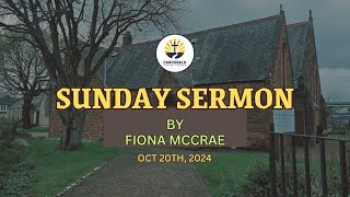 Inspiring Sermon by Guest Reader Fiona McCrae  October 20 2024  Cardonald Parish Church [upl. by Nalyad]