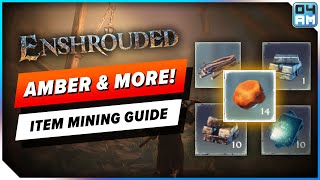 Enshrouded ULTIMATE Early Mining Guide  Amber Twigs Bronze Tin Salt amp More [upl. by Elleniad]