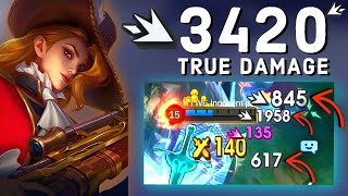 Deal More Than 3000 True Damage With This Crazy Lesley Build  Mobile Legends [upl. by Wong]