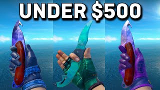 The Most INSANE Glove Knife Combos UNDER 500 in CS2 [upl. by Balliol]