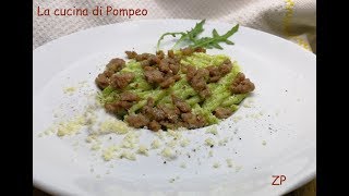 TROFIE AL PESTO DI RUCOLA CON SALSICCIA [upl. by Pansie67]