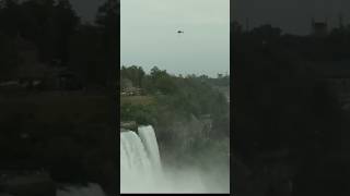 A Wallenda stunt from high above Niagara Falls shorts shortsvideo [upl. by Anaerdna898]