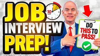 HOW TO PREPARE FOR AN INTERVIEW IN 10 EASY STEPS LASTMINUTE JOB INTERVIEW PREP [upl. by Martha]