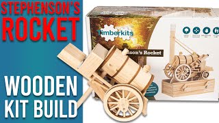 Building A Working Stephensons Rocket  Timberkits [upl. by Nibaj]