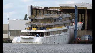 The launch video of Oceancos 117m 383’1” Infinity Y719 yesterday [upl. by Forcier997]