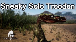 Being a Sneaky Solo Troodon on Gateway  The Isle [upl. by Ejrog833]