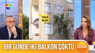 Balkon çöktü bina mühürlendi [upl. by Elenahc]