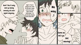 Bakudeku  Deku’s Summer Struggle amp Kacchans Intense Training  English Comic Dub [upl. by Ahlgren]