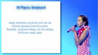 Monika Brodka  W Pięciu Smakach karaoke [upl. by Ilaw924]