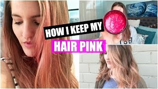 How I KEEP My Hair Rose Gold [upl. by Zelig]