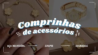 Comprinhas de Acessórios AÇO INOXIDÁVEL na SHOPEE [upl. by Bourne838]