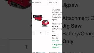 Home Depot Milwaukee Two Tool M18 FUEL DEAL Over 50 OFF [upl. by Irollam]