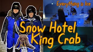 Living in an Ice Palace  Snow Hotel Kirkenes and King Crab Safari  Finland to Norway [upl. by Nisbet663]