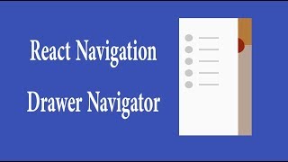 react navigation drawer navigation with example [upl. by Atat]