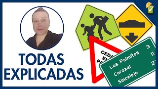 Señales de tránsito y su significado ⚠️🚸 ¡¡TODAS EN 2021 🛑 [upl. by Atiuqiram]