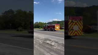 Huntington county E65 responding to a unknown [upl. by Eessej]