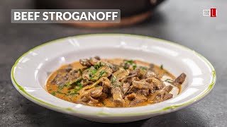 Homemade Beef Stroganoff  Food Channel L Recipes [upl. by Nicki]