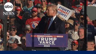 Trump returns to Butler Pennsylvania for rally [upl. by Lyndon]