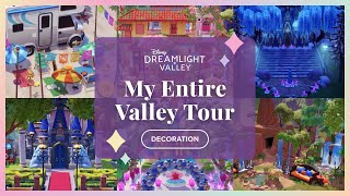 🌟INSPO🌟 My Entire Disney Dreamlight Valley Tour So Far  Decorating Tips amp Tricks [upl. by Melburn]