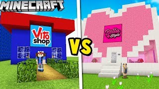 VITOSHOP VS BELLASTYLE W MINECRAFT  Vito vs Bella [upl. by Yadsnil]