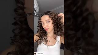 Mandal ile saç dalgası mı 😱 hairstyle hairstyle hairvideo [upl. by Arihday]