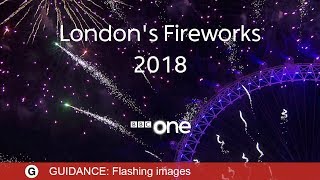 London Fireworks 2018 LIVE  New Years Eve Fireworks 2017  2018  BBC One [upl. by Ahsiner]