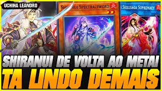 REI DOS JOGOS INVICTO COM 19 VITÓRIAS SEGUIDAS USANDO O NOVO SHIRANUI  YUGiOh Duel Links [upl. by Aldarcie]