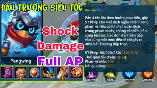 Pengwing Đấu Trường Siêu Tốc Full AP sốc Damage cực mạnh tăng gần 1000 AP với mỗi tên lửa skill 1 [upl. by Longfellow]