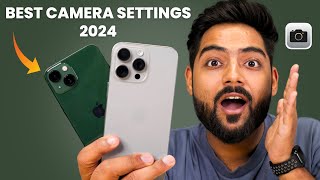 Best iPhone Camera Settings 🔥  iPhone 15 iPhone 14 iPhone 13 Camera settings in 2024  Hindi [upl. by Amabil390]