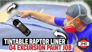 I SPRAYED MY TRUCK WITH RAPTOR LINER AMAZING RESULTS [upl. by Kessiah]