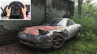 Rebuilding Hans Mazda RX7 Veilside  Forza Horizon 5  Logitech G29 [upl. by Koby]