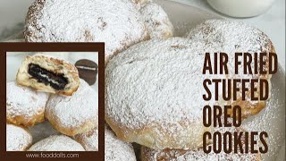 Air Fried Oreo Cookies  Better than the State Fair [upl. by Acinorej]