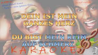 Heinz Rudolf Kunze  Dein ist mein ganzes Herz  Instrumental und Karaoke [upl. by Benjamin]