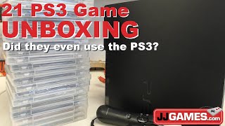 21 Playstation 3 PS3 Game Unboxing  JJGames Unboxed 6 [upl. by Enorej]