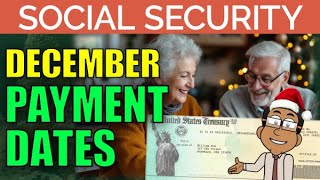 Social Security Checks  December 2024 Payment Schedule Dates Update [upl. by Rehptsirhc752]